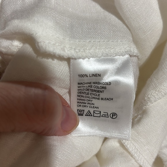 Tommy Bahama Large Women's 100% Linen jacket Spring Easter Summer cropped pocket - Picture 9 of 11